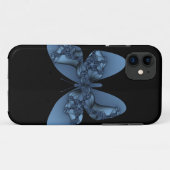 Coques Case-Mate iPhone Bleu papillon (Dos (Horizontal))