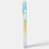 Coques Case-Mate iPhone Bleu pastel jaune et violet (Verso / Gauche)