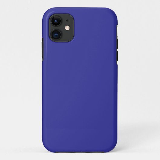 Coques Case-Mate iPhone Bleu (pigment) (couleur solide) (Dos)