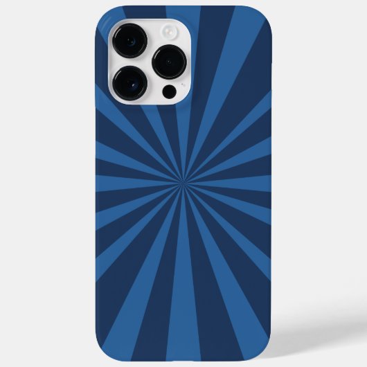Coques Case-Mate iPhone Bleu Pinwheel (Verso)