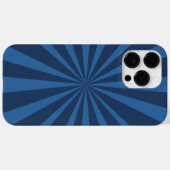 Coques Case-Mate iPhone Bleu Pinwheel (Verso (horizontal))