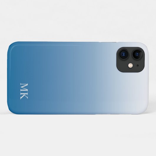 Coques Case-Mate iPhone Bleu Plage Couleur Dégradé (Dos (Horizontal))