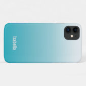 Coques Case-Mate iPhone Bleu Plage Couleur Dégradé (Dos (Horizontal))