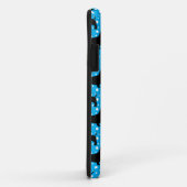 Coques Case-Mate iPhone Bleu Polka Dachshunds (Dos/Droite)