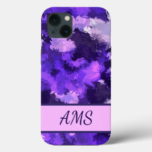 Case-Mate iPhone Case Bleu pourpre et formes Abstraites Cool Conception