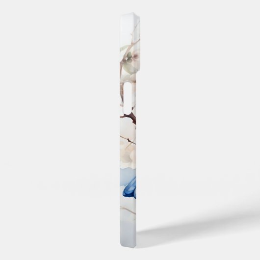 Coques Case-Mate iPhone Bleu printanier dans l'arbre florissant (Verso / Droite)