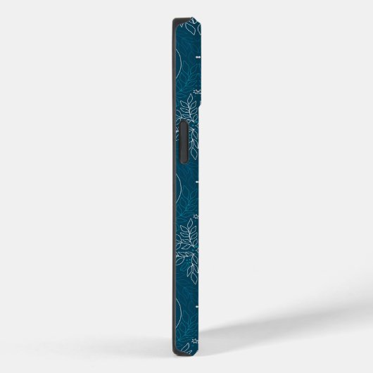 Coques Case-Mate iPhone Bleu Retro Tides de Noël Vibes (Verso / Droite)