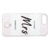 Coques Case-Mate iPhone Bleu rose blanc rayures Or diamant noir Script (Dos (Horizontal))