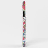 Coques Case-Mate iPhone Bleu rose bleu bleu violet Paisley Art Floral (Dos/Droite)