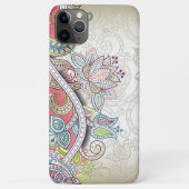 Coques Case-Mate iPhone Bleu rose bleu bleu violet Paisley Art Floral (Dos)