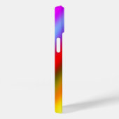 Coques Case-Mate iPhone Bleu rose ombre couleur d'eau abstrait pastel arc- (Verso / Droite)