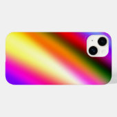 Coques Case-Mate iPhone Bleu rose ombre couleur d'eau abstrait pastel arc- (Verso (horizontal))