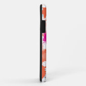 Coques Case-Mate iPhone Bleu rose orange Abstrait Peinture (Dos/Droite)
