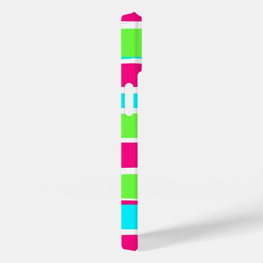 Coques Case-Mate iPhone Bleu rose vert (Verso / Droite)