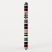 Coques Case-Mate iPhone Bleu rouge gris argenté (Dos/Droite)