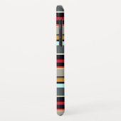 Coques Case-Mate iPhone Bleu rouge gris argenté (Dos/Gauche)