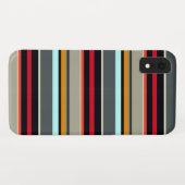 Coques Case-Mate iPhone Bleu rouge gris argenté (Dos (Horizontal))