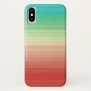 Case-Mate iPhone Case Bleu rouge jaune vert rayures