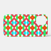 Coques Case-Mate iPhone Bleu, rouge vert Printemps/Pâques diamant (Verso (horizontal))