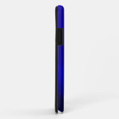 Coques Case-Mate iPhone Bleu royal métallique (Dos/Droite)