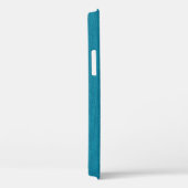 Coques Case-Mate iPhone Bleu sarcelle et gris moderne professionnel (Verso / Droite)