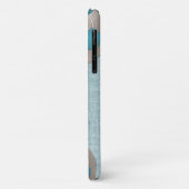 Coques Case-Mate iPhone Bleu Soccer Ball Soccer Joueur Art Téléphone Case (Dos/Gauche)