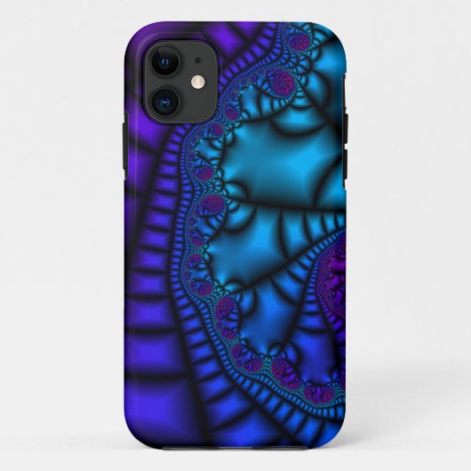 Coques Case-Mate iPhone Bleu soyeux (Dos)