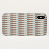 Coques Case-Mate iPhone Bleu Tan Brown (Dos (Horizontal))