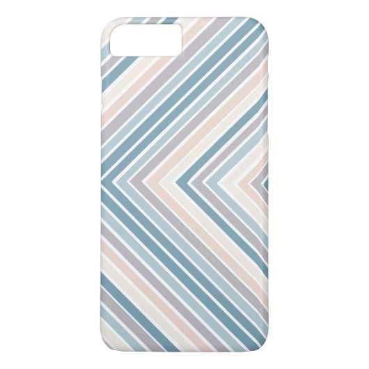 Coques Case-Mate iPhone Bleu Tan rayures (Dos)