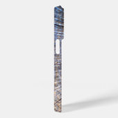 Coques Case-Mate iPhone Bleu tigre en bois (Verso / Droite)