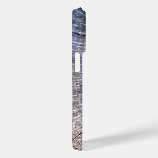 Coques Case-Mate iPhone Bleu tigre en bois (Verso / Droite)