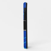 Coques Case-Mate iPhone Bleu tourbillonne les faveurs de mariage (Dos/Gauche)