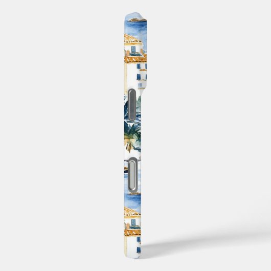 Coques Case-Mate iPhone Bleu Tropical Méditerranée (Verso / Droite)