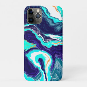 Case-Mate iPhone Case Bleu Turquoise Océan Fluide Marbre Art