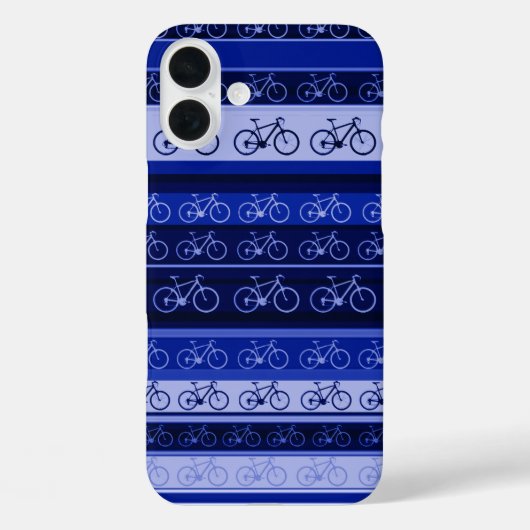 Coques Case-Mate iPhone Bleu Vélos sur les bandes (Verso)