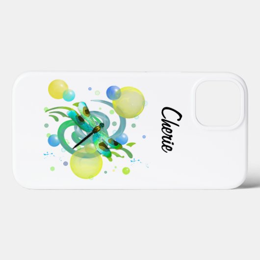 Coques Case-Mate iPhone Bleu vert (Verso (horizontal))