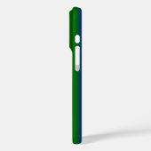 Coques Case-Mate iPhone Bleu Vert arc-en-ciel rayures (Verso / Gauche)