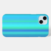 Coques Case-Mate iPhone Bleu Vert arc-en-ciel rayures (Verso (horizontal))