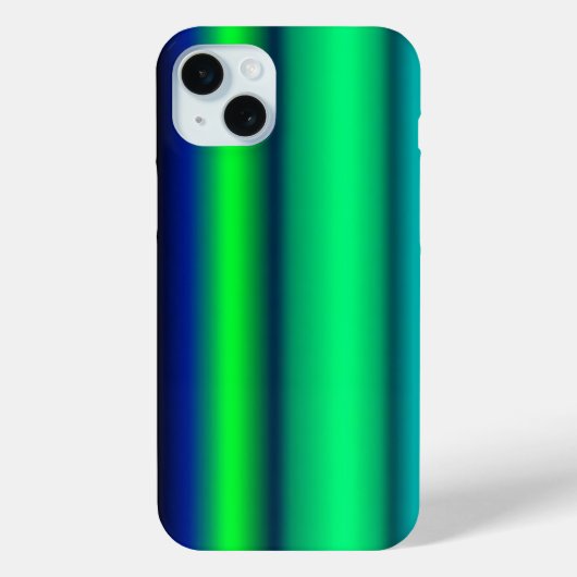 Coques Case-Mate iPhone Bleu Vert arc-en-ciel rayures (Verso)