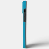 Coques Case-Mate iPhone Bleu-vert (couleur solide) (Verso / Gauche)
