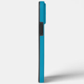 Coques Case-Mate iPhone Bleu-vert (couleur solide) (Verso / Droite)