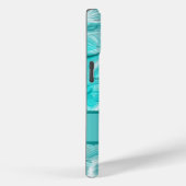 Coques Case-Mate iPhone bleu, vert, eau (Verso / Droite)