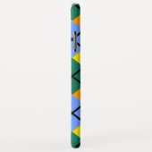 Coques Case-Mate iPhone Bleu Vert Jaune Orange (Dos/Droite)