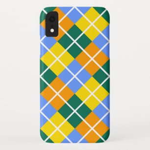 Case-Mate iPhone Case Bleu Vert Jaune Orange