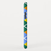 Coques Case-Mate iPhone Bleu Vert Jaune Orange (Dos/Droite)