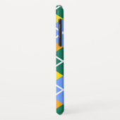 Coques Case-Mate iPhone Bleu Vert Jaune Orange (Dos/Gauche)