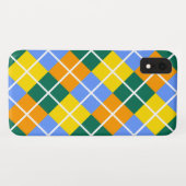 Coques Case-Mate iPhone Bleu Vert Jaune Orange (Dos (Horizontal))