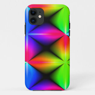 Case-Mate iPhone Case Bleu vert NEON et trou noir rose