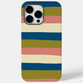 Coques Case-Mate iPhone Bleu, vert olive, rose et crème (Verso)