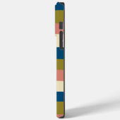 Coques Case-Mate iPhone Bleu, vert olive, rose et crème (Verso / Gauche)